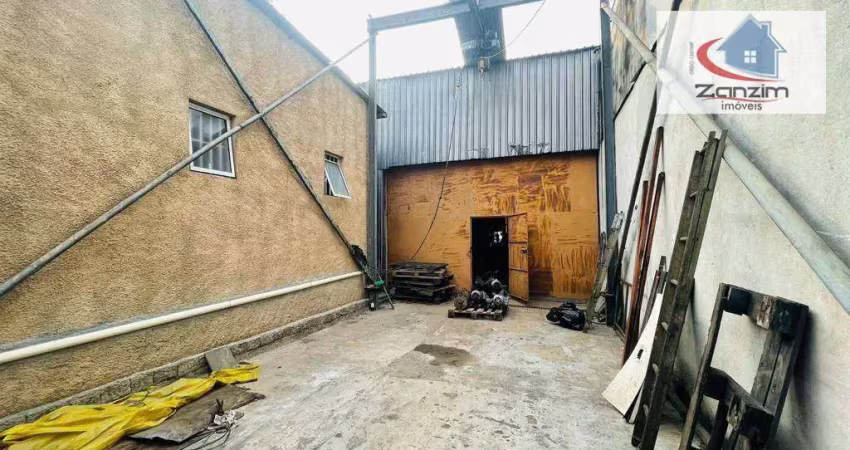 Galpão para alugar, 327 m² por r$ 10.390,00/mês - demarchi - são bernardo do campo/sp