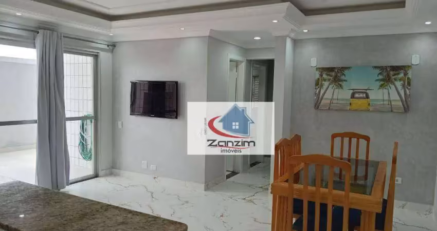Apartamento com 2 dormitórios à venda, 120 m² por r$ 410.000,00 - jardim marina - mongaguá/sp