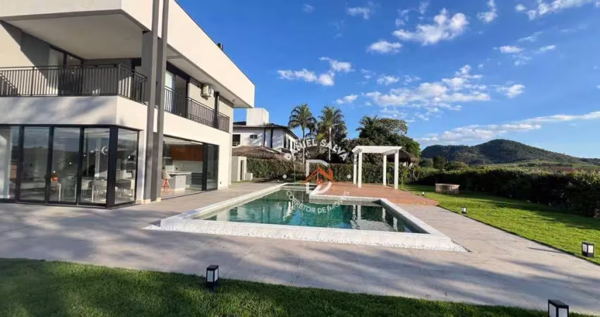 Casa com 4 dormitórios (4 suítes) à venda, 4059 m² por r$ 4.000.000 - condomínio entre serras e águas - vargem/sp
