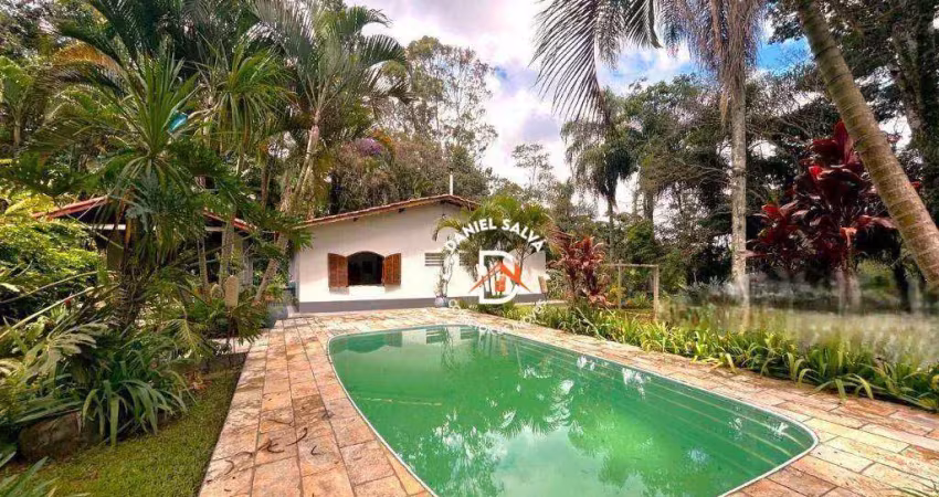 Chácara com 2 dormitórios à venda, 5000 m² por r$ 920.000 - condominio fechado maringa ii - atibaia/sp