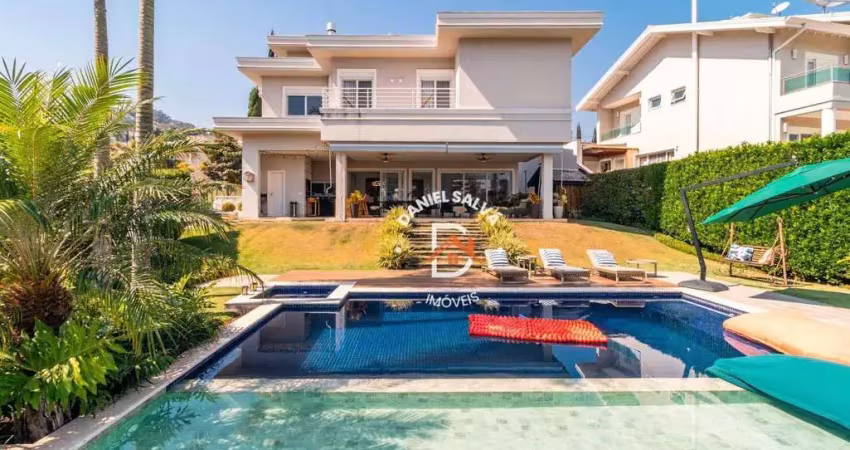 Casa à venda com 4 dormitórios (2 suítes), 580 m² por r$ 4.950.000 - condominio porto atibaia - atibaia/sp