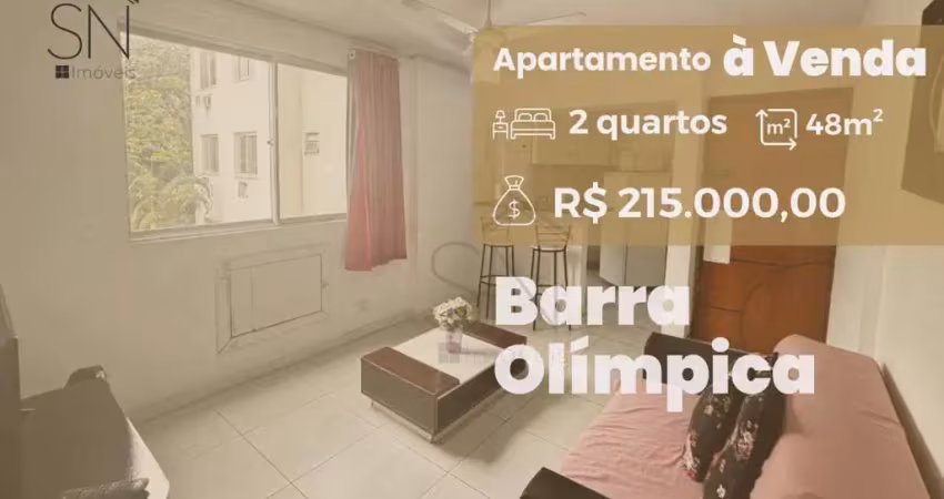 Apartamento com 2 dormitórios à venda, 48 m² por r$ 215.000,00 - barra olímpica - rio de janeiro/rj