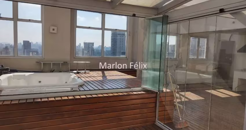 Cobertura Penthouse em Pinheiros com 120 metros  2 quartos 1 suíte 2 vagas São Paulo - SP