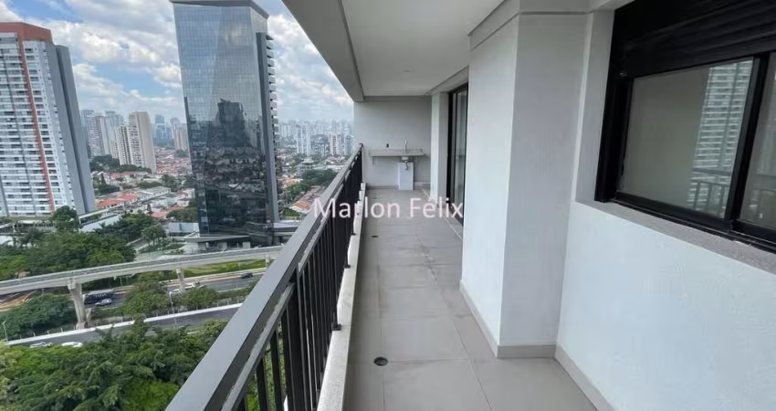 Apartamento novo 94 metros quadrados 3 quartos e 2 vagas no Brooklin - São Paulo SP