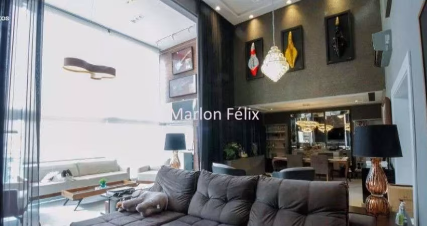 Apartamento com pé direito duplo no living e varanda 4 suítes e 4 vagas 213 metros quadrados na Vila Mariana
