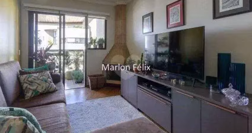 Apartamento com 77 metros quadrados 2 dormitórios, 1 suíte e 2 vagas no Brooklin São Paulo SP