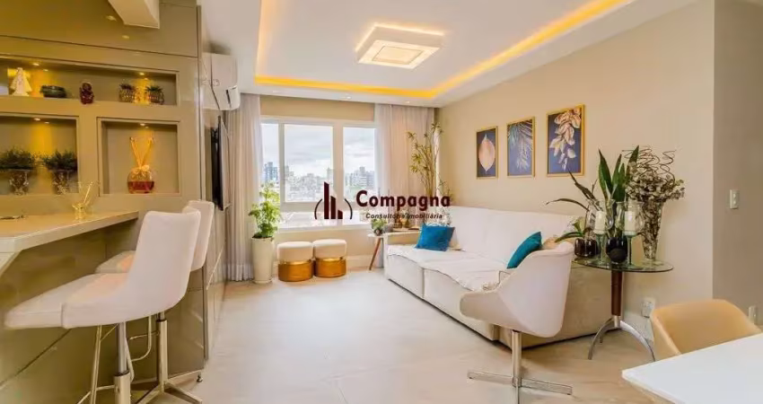 Apartamento decorado com 3 dorms, suíte e 2 vagas no petrópolis