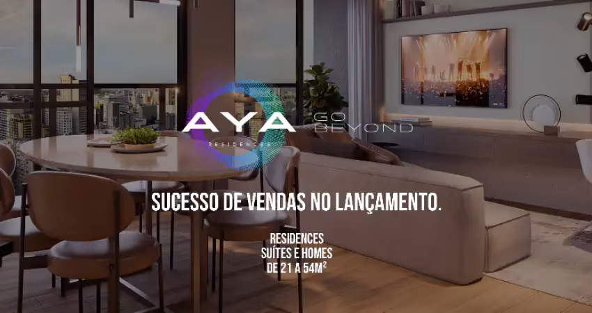 Aya Residences Emiliano - 1 a 2 Quartos - 22 a 55 m2