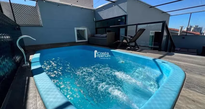 Cobertura alto padrão com piscina privativa à venda na praia dos amores