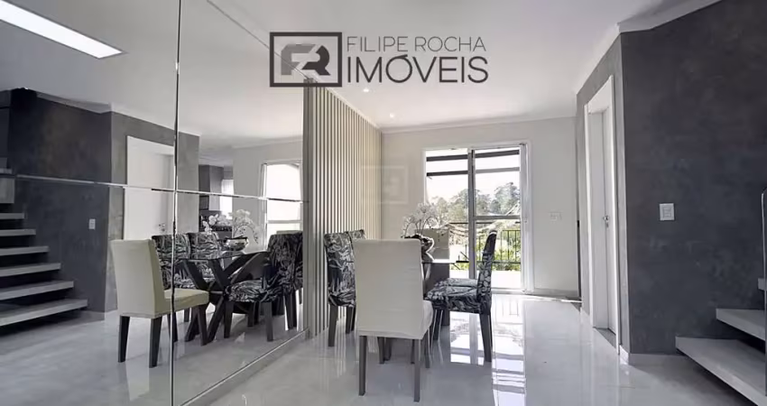 Linda casa tipo sobrado com 3 quartos dentro do condominio parque rizzo
