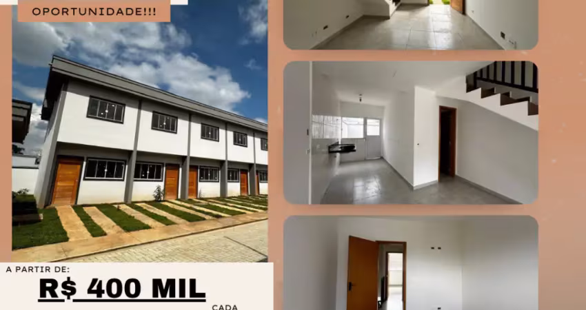 Vende-se sobrado por 400 mil, pronto para morar, em condomínio,  panorama(polvilho), cajamar/sp, 2 quartos, 62m2 e 1 vaga.