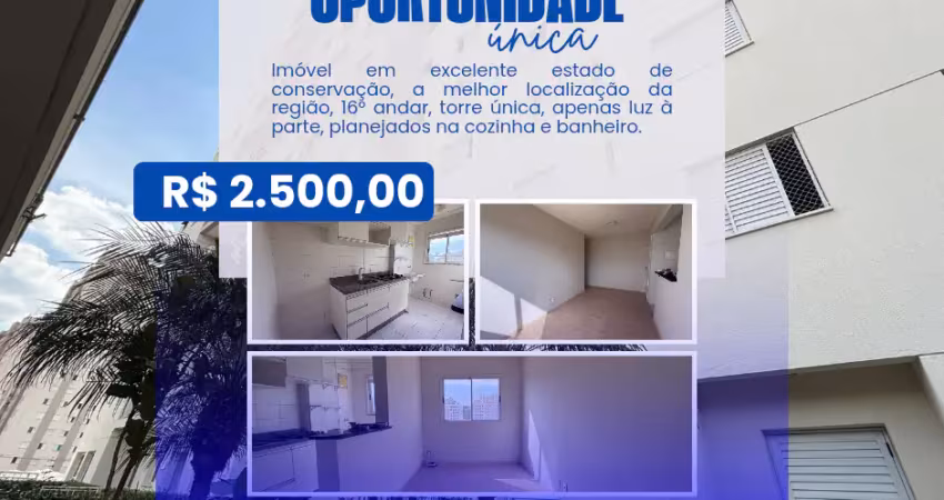 Alugo este apartamento, 2 dorms, 47m², 1 vaga, 16° andar, av. das palmeiras, portais, cajamar/sp