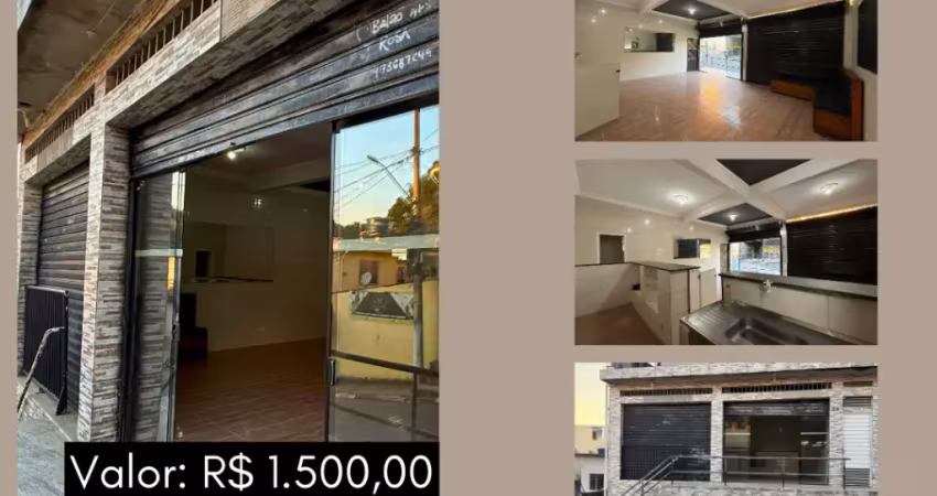 Ponto comercial para alugar, salão com ótima localização, em santana de parnaíba, bairro 120.