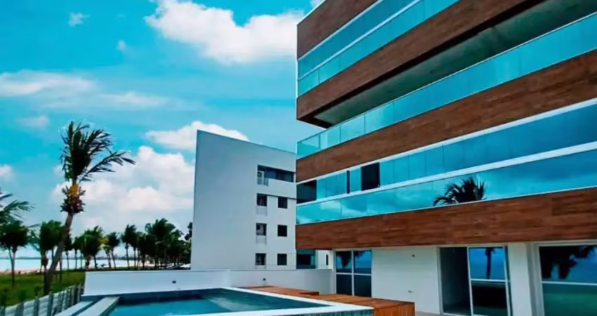 Apartamento 2 quartos pé na areia em ponta de campina