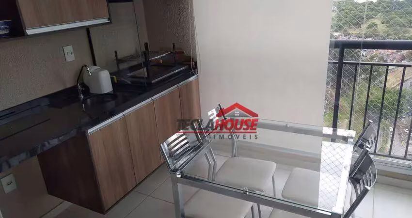 Apartamento com 1 dormitório para alugar, 38 m² por R$ 3.200,00/mês - Jardim Flor da Montanha - Guarulhos/SP