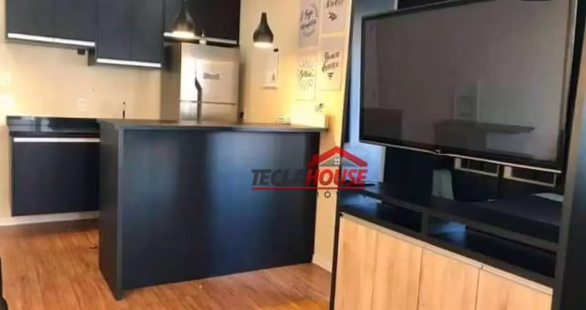 Apartamento com 1 dormitório para alugar, 38 m² por r$ 3.000,00/mês - jardim flor da montanha - guarulhos/sp