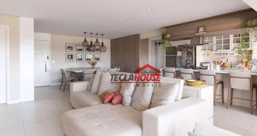 Apartamento com 3 dormitórios à venda, 154 m² por r$ 1.900.000,00 - jardim flor da montanha - guarulhos/sp