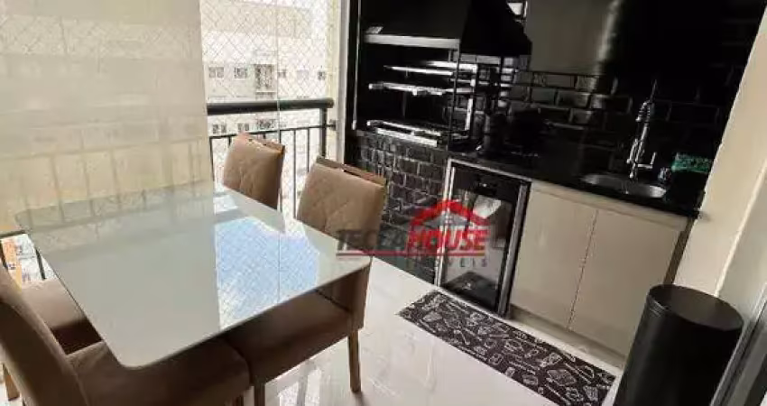 Apartamento com 2 dormitórios à venda, 80 m² por r$ 780.000,00 - jardim flor da montanha - guarulhos/sp