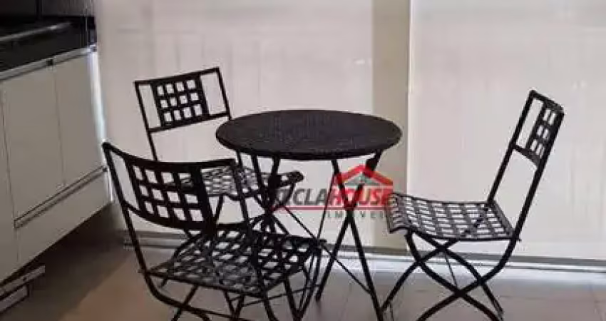 Apartamento com 1 dormitório para alugar, 38 m² por r$ 3.000,00/mês - jardim flor da montanha - guarulhos/sp