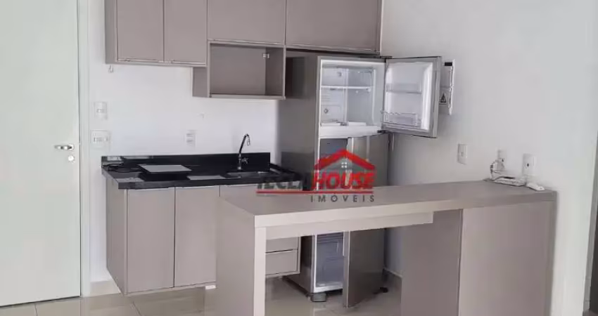 Studio cidade maia com 1 suíte mobiliado locação, 38 m² por r$ 3.000/mês - jardim flor da montanha - guarulhos/sp