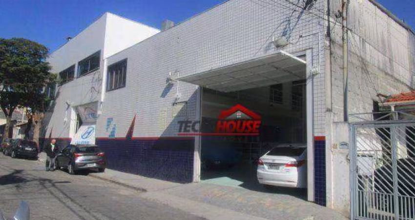 Galpão, 1500 m² - venda por R$ 6.000.000,00 ou aluguel por R$ 50.000,00/mês - Vila Mazzei - São Paulo/SP