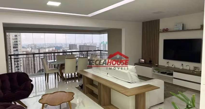Apartamento com 3 dormitórios à venda, 122 m² por r$ 1.400.000,00 - jardim flor da montanha - guarulhos/sp