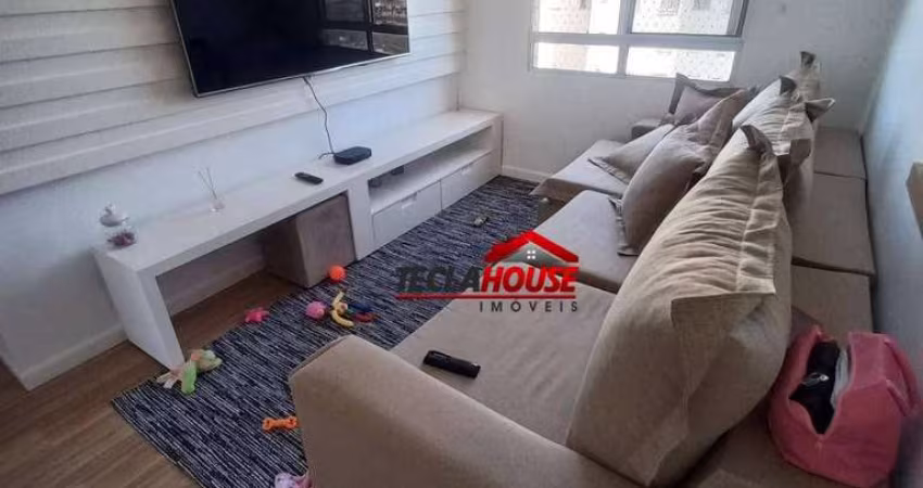 Apartamento com 2 dormitórios à venda, 45 m², com vaga de carro e semi mobiliado, por R$ 297.000 - Ponte Grande - Guarulhos/SP