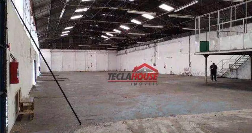 Galpão para alugar, 1670 m² por r$ 45.000/mês - vila nova bonsucesso - guarulhos/sp