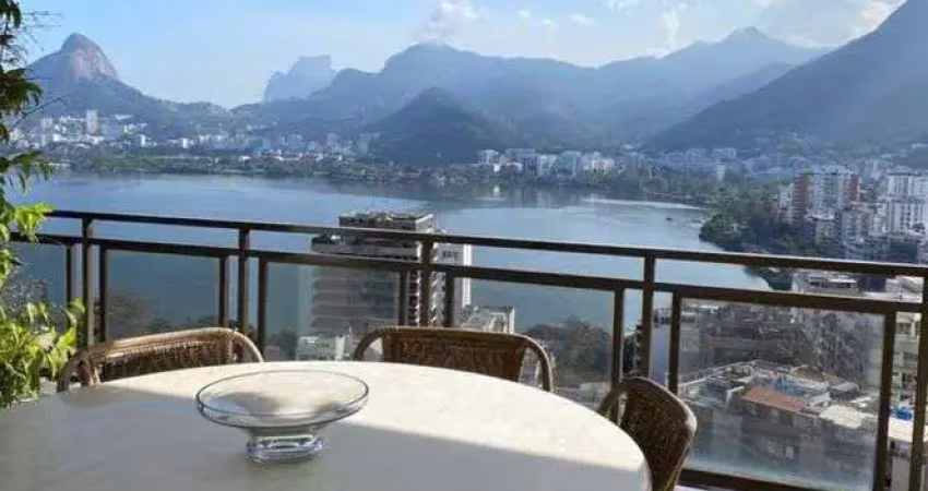 Apartamento para venda com 360 metros quadrados com 4 quartos em lagoa - rio de janeiro - rj