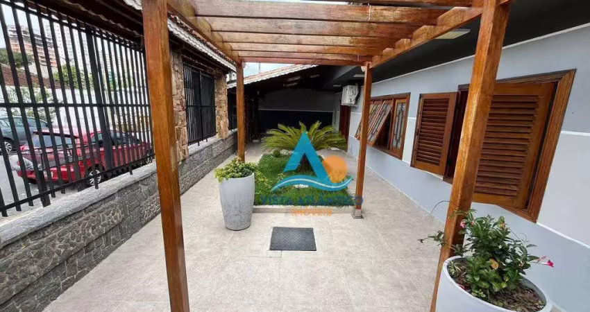 Casa com 3 dormitórios à venda, 209 m² por r$ 2.800.000,00 - canto do forte - praia grande/sp