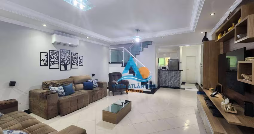 Sobrado com 3 dormitórios à venda, 121 m² por R$ 600.000,00 - Maracanã - Praia Grande/SP