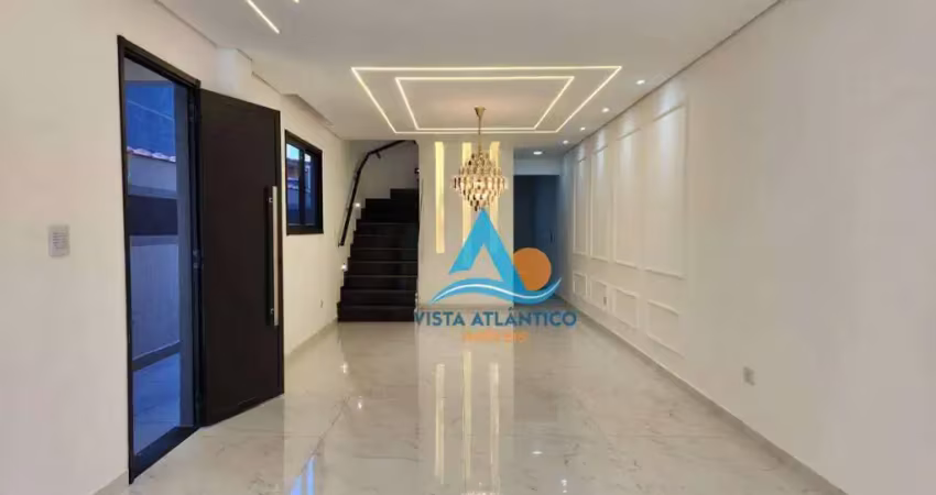 Sobrado com 4 dormitórios à venda, 160 m² por r$ 1.190.000,00 - vila guilhermina - praia grande/sp