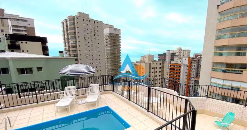 Cobertura com 3 quartos à venda, 208 m² por R$ 1.150.000 - Aviação - Praia Grande/SP