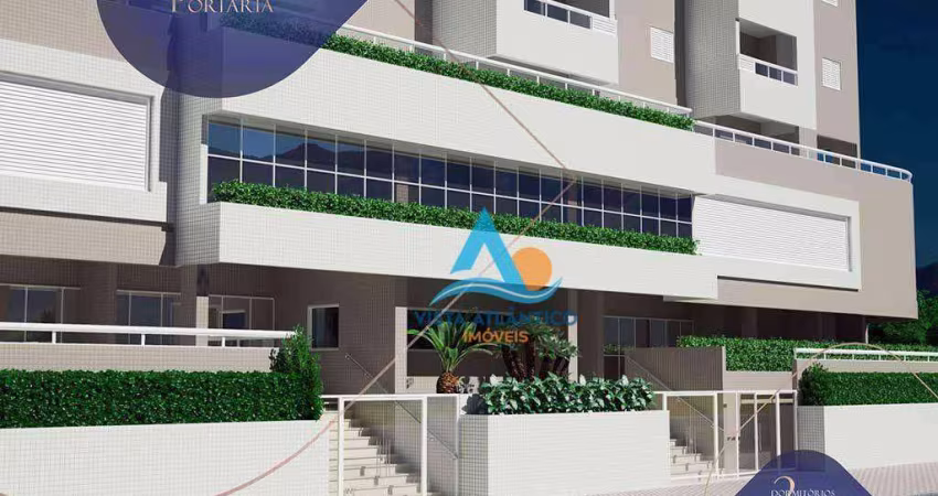 Apartamento com 2 dormitórios à venda, 65 m² por R$ 410.000,00 - Vila Guilhermina - Praia Grande/SP