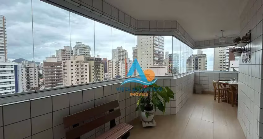 Cobertura com 3 dormitórios à venda, 140 m² por r$ 680.000,00 - aviação - praia grande/sp