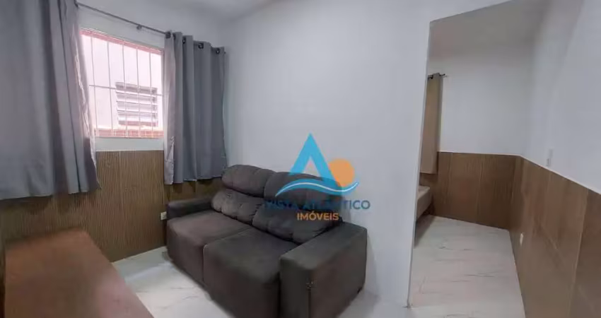 Kitnet com 1 dormitório à venda, 30 m² por r$ 190.000,00 - tupi - praia grande/sp