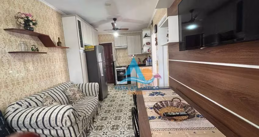 Apartamento com 2 dormitórios à venda, 42 m² por r$ 310.000,00 - canto do forte - praia grande/sp