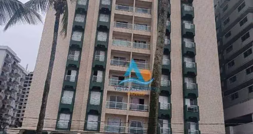 Apartamento mobiliado, vista mar, com 2 dormitórios à venda, 70 m² por r$ 340.000 - aviação - praia grande/sp