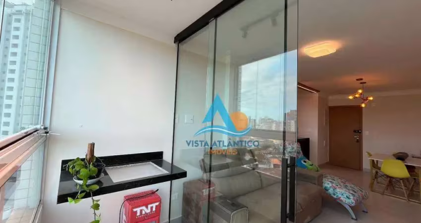 Apartamento com 2 dormitórios à venda, 66 m² por r$ 640.000,00 - vila guilhermina - praia grande/sp