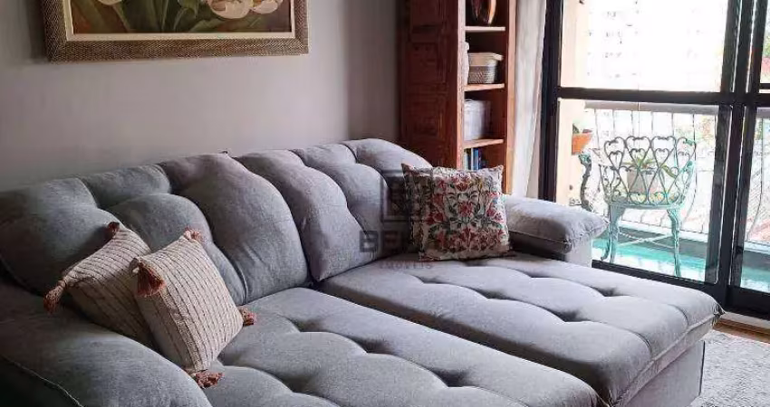 Apartamento com 3 dormitórios para alugar, 81 m² por r$ 7.125/mês - jardim da glória - são paulo/sp