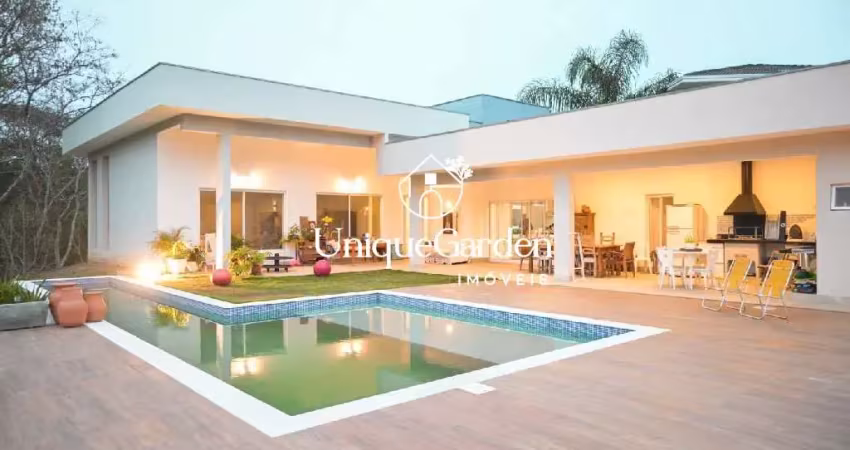Imóvel em condomínio exclusivo no recanto santa barbara - jambeiro-sp: 5 quartos, 4 suítes, 3 salas, 2 banheiros, 6 vagas de garagem, 500m².