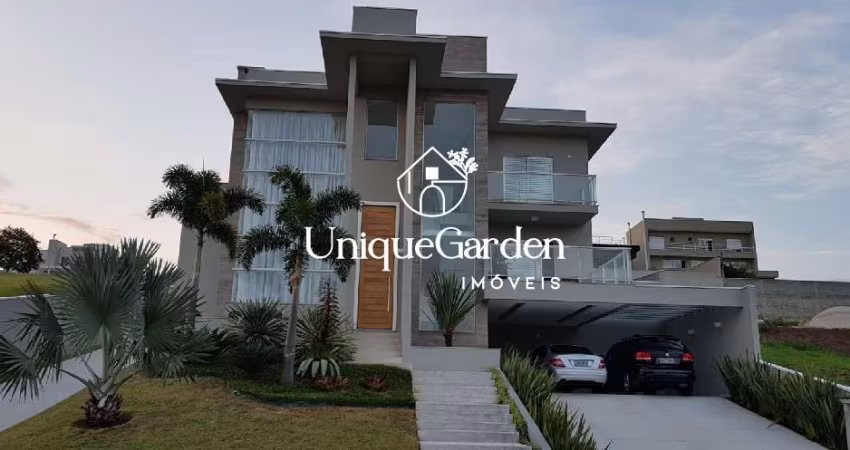 Luxuosa casa em condomínio à venda em São José dos Campos-SP, no Condomínio Reserva do Paratehy. 4 quartos, 4 suítes, 4 salas, 6 banheiros, 5 vagas de garagem, 400m² de área. Venha conferir!