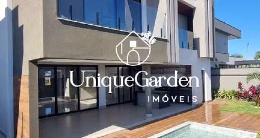 Luxuosa casa em condomínio à venda em Alphaville, São José dos Campos-SP: 5 quartos, 5 suítes, 3 salas, 2 banheiros, 4 vagas de garagem, 435m².