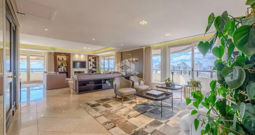 Apartamento mobiliado, 378 m², 3 suítes e 4 vagas de garagem no bairro Moinhos de Vento.