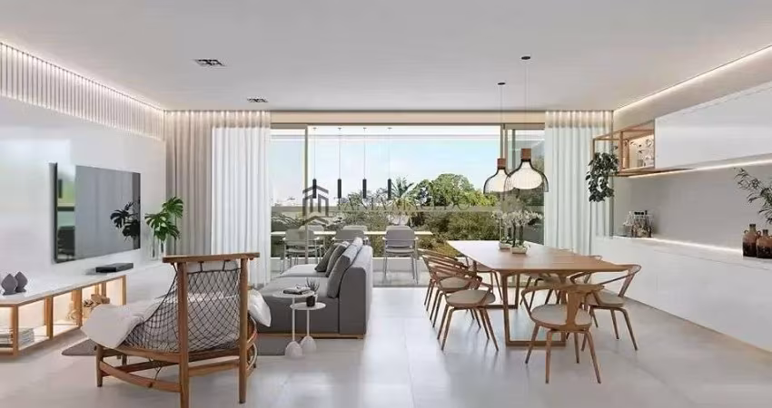 Apartamento à venda, 122m2 e 3 suítes, sala para 2 ambientes e 2 vagas de garagem. Parnamirim, Reci