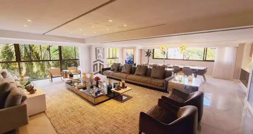 Apartamento à venda com 312m², 5 dormitórios sendo 4 suítes e 3 vagas no edf. central park jaqueira