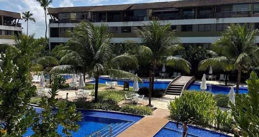 Flat à venda com 60m²,  com mobília, Varanda gourmet, Sala, com vista para as Piscinas,  Muro Alto,