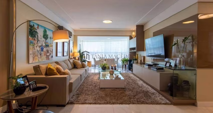 Apartamento à venda com 172m², 4 suítes, móveis planejados, dependência completa, 3 vagas cobertas,