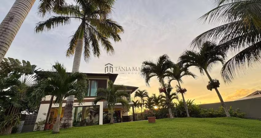 Casa  das Palmeiras , 4 Suites, 360m² de aréa útil, Piscina  privativa- Alphaville Brennand, Jaboat