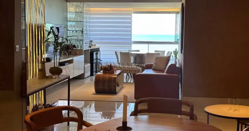 Apartamento à venda com 189m²,4 Dormitórios, sendo 3 suítes, Decorado, Beira Mar,  Boa Viagem, Reci